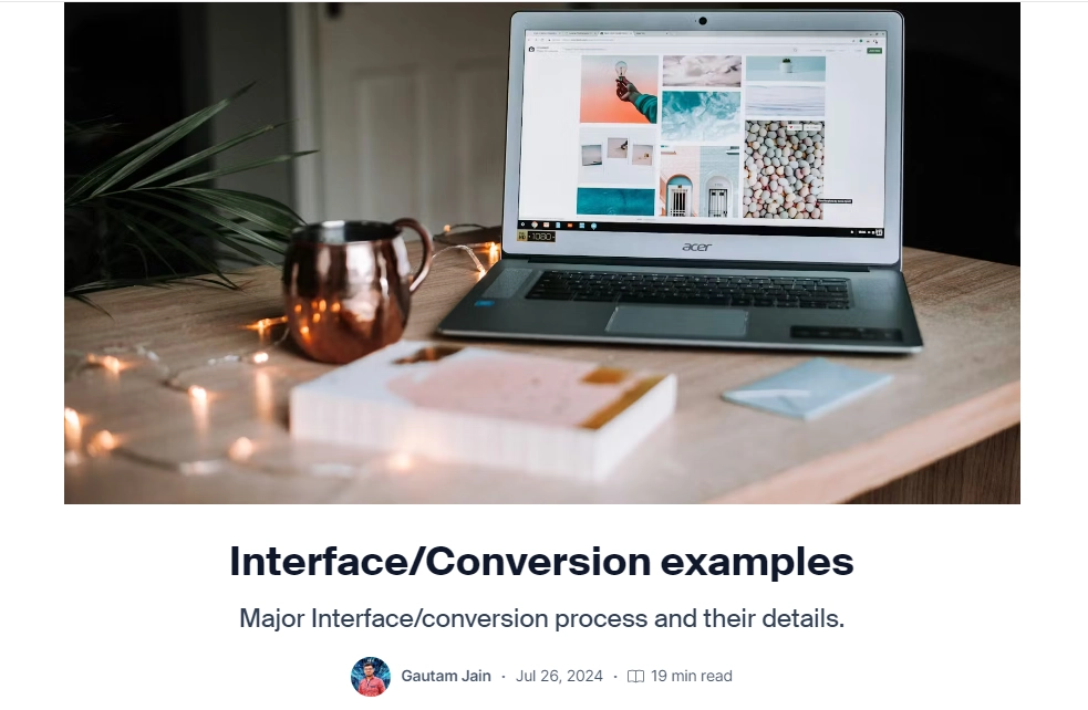 Interface/Conversion Example Guide