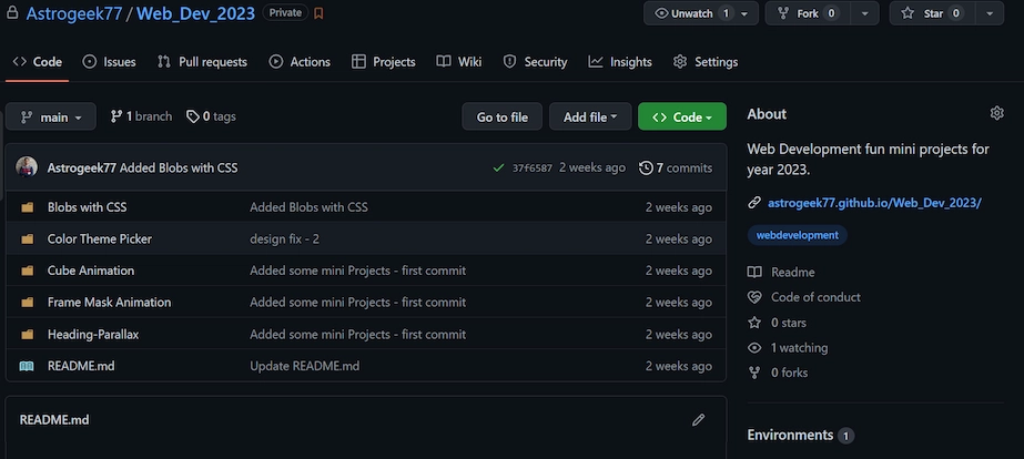 Web Mini Projects 2023